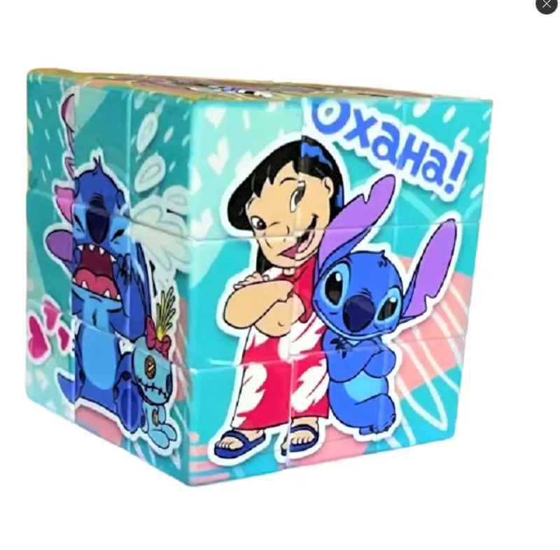 Cartoon Rubik’s Magic Cube Puzzle Toy 35×35mm – Kids Educational Brain Teaser Rubix Style Puzzle Game for Children Fun Learning Toy Cartoon Rubik’s Magic Cube Puzzle Toy