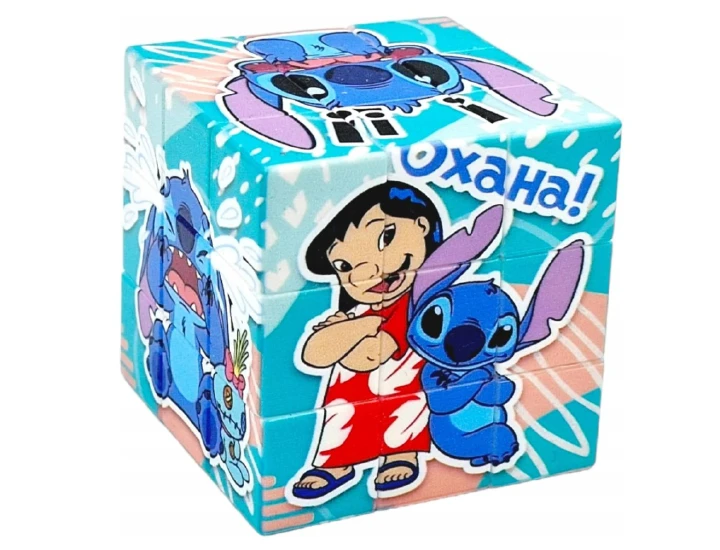 Cartoon Rubik’s Magic Cube Puzzle Toy 35×35mm – Kids Educational Brain Teaser Rubix Style Puzzle Game for Children Fun Learning Toy Cartoon Rubik’s Magic Cube Puzzle Toy