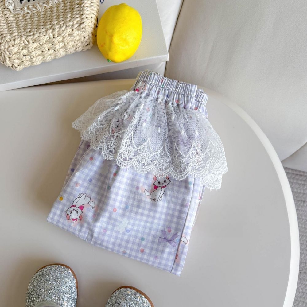 Girls' unique and super cute pants, new summer 2026, thin, loose, casual, adorable baby two-piece mosquito-proof pants.