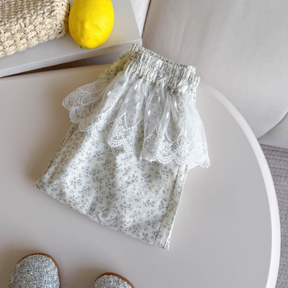 Girls' unique and super cute pants, new summer 2026, thin, loose, casual, adorable baby two-piece mosquito-proof pants.