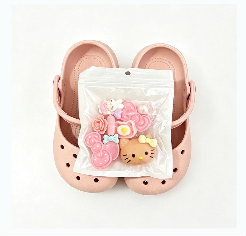 Cute Girls Slippers New Style Children's Hole Shoes Summer Outer Wear Seaside