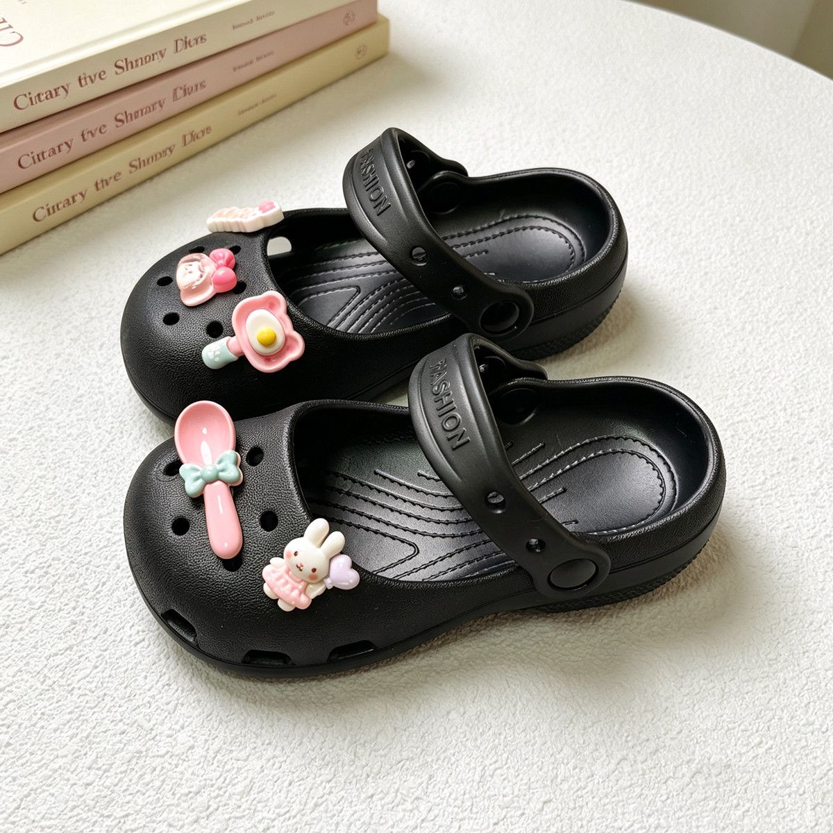 Girls' Slippers 2026 New Princess Ballet Mary Jane Casual Slip-On Children's Sandals for Summer, Beach Wear