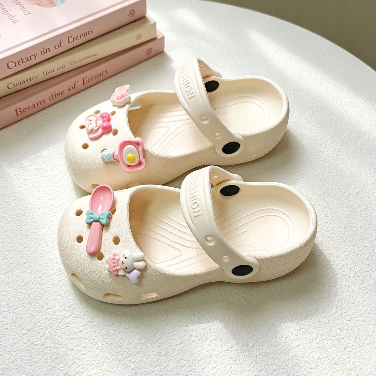Girls' Slippers 2026 New Princess Ballet Mary Jane Casual Slip-On Children's Sandals for Summer, Beach Wear