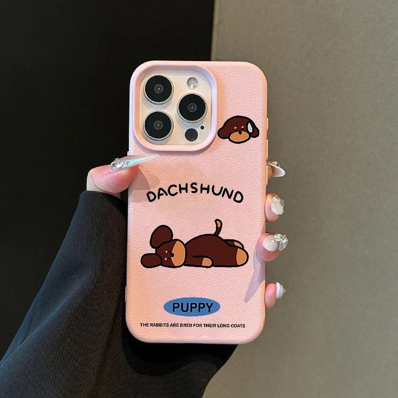 Suitable for Apple iPhone 17/16, lychee pattern 12 phone case, 14/13 cute 12 simple