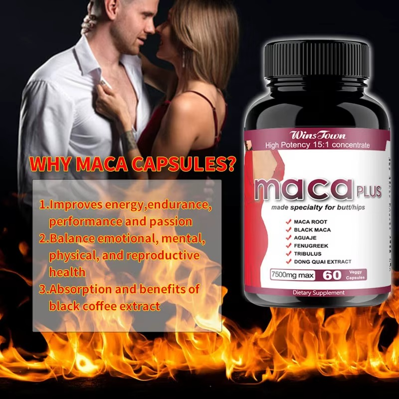 Extreme Curve Maca Plus Capsules (7500mg) Dietary Supplement for Natural Butt Enhancement
