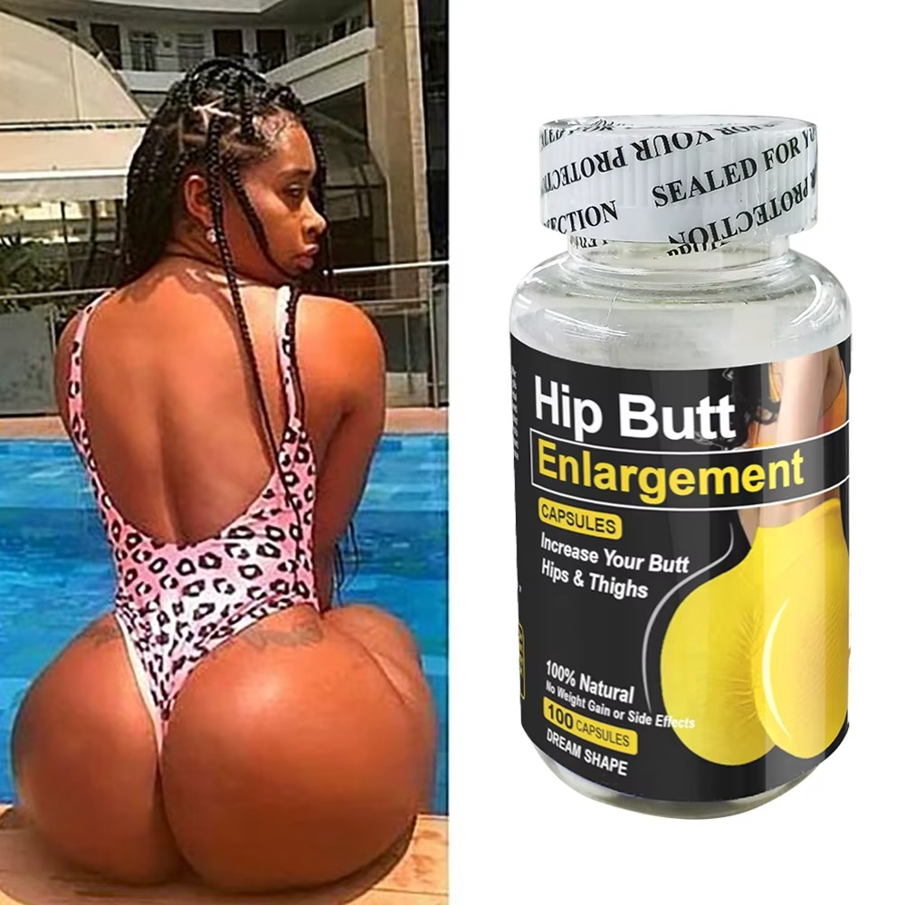 Hip Butt Enlargement Capsules Butt Booster Natural Hip Butt Enhancing 60 Capsules for a Bigger Butt Hips Thighs
