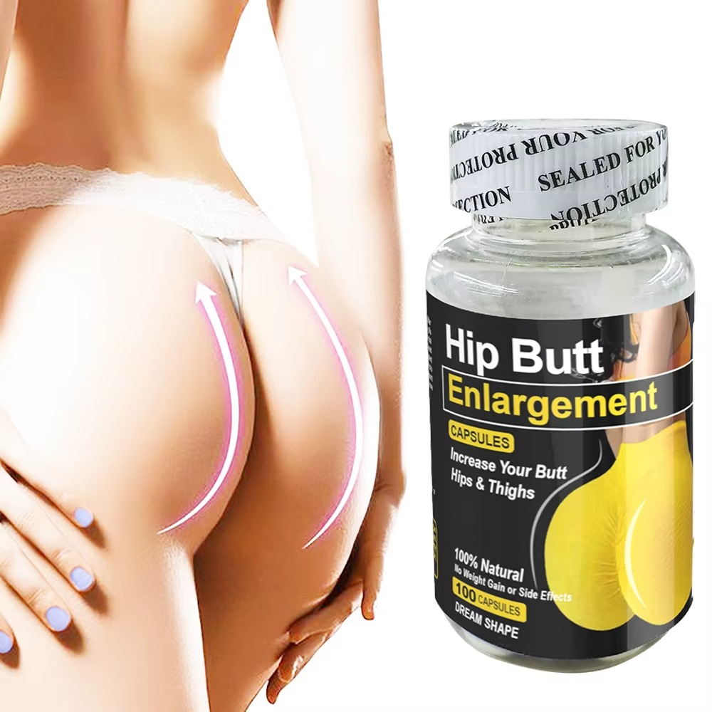 Hip Butt Enlargement Capsules Butt Booster Natural Hip Butt Enhancing 60 Capsules for a Bigger Butt Hips Thighs