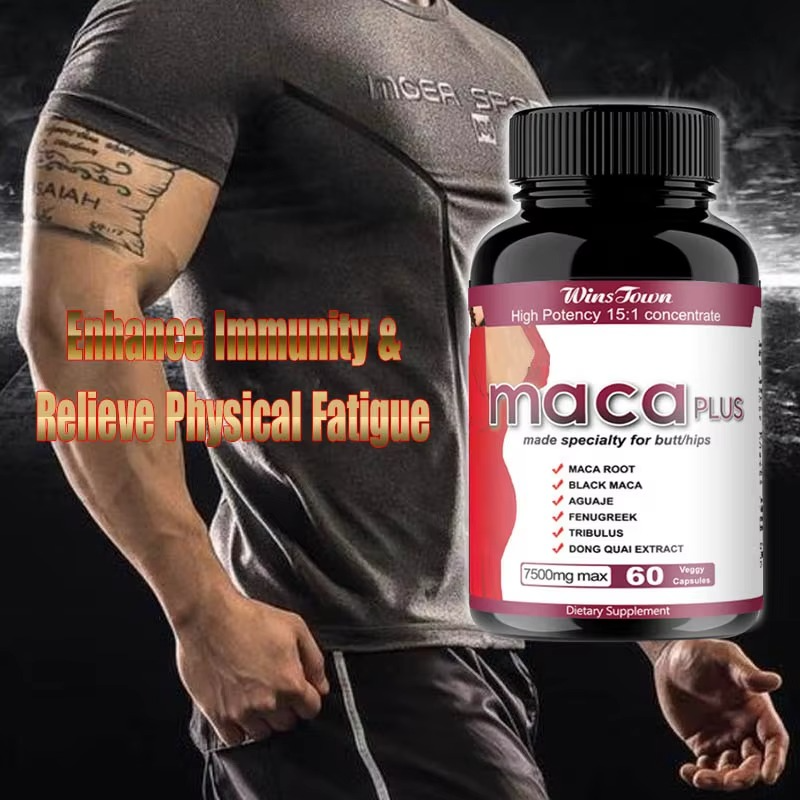 Extreme Curve Maca Plus Capsules (7500mg) Dietary Supplement for Natural Butt Enhancement
