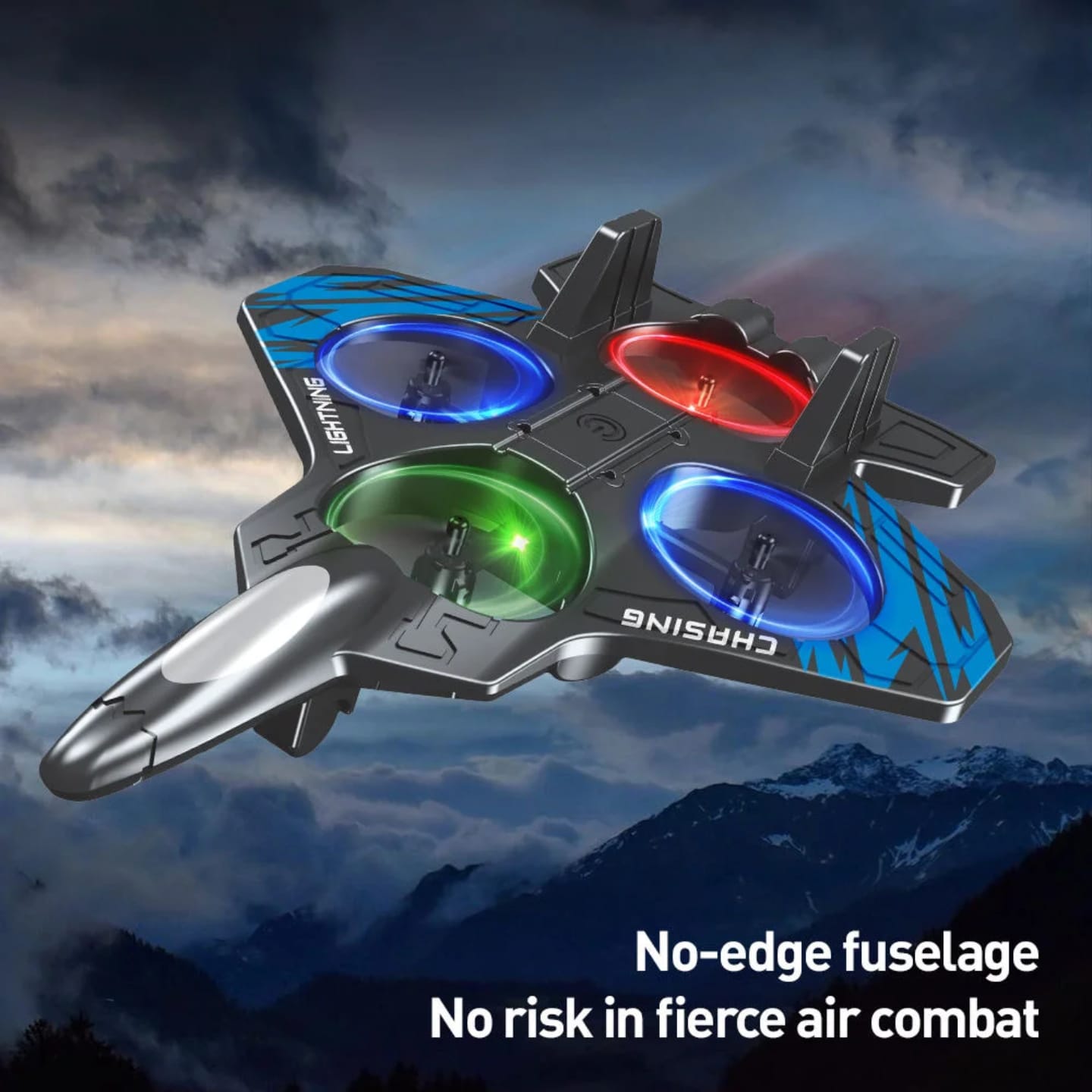 fighter plane toy jet with stunt roll for kids' long range, kids flying RC toy quadcopters remote control airplane toys