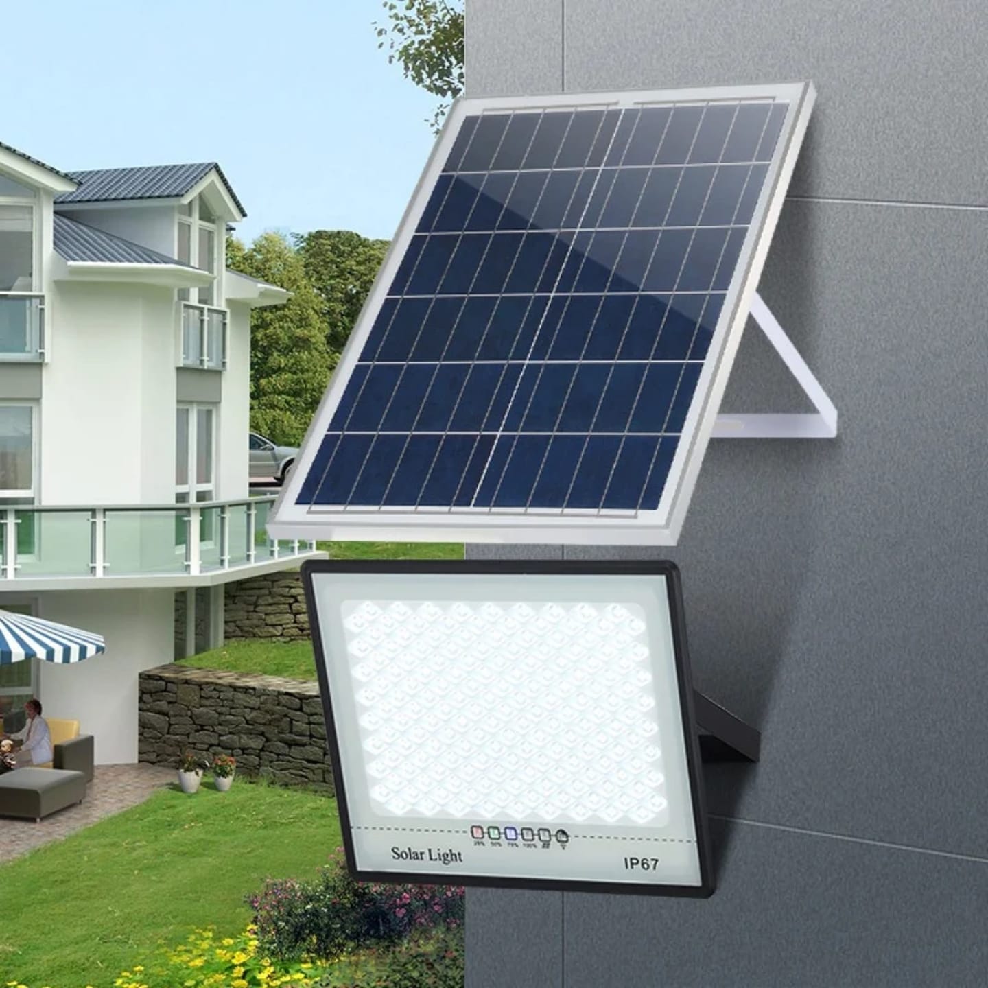 300w solar flood lights high power brightness garden outdoor security flood lights portable LED solar lights with remote control and waterproof high quality lights