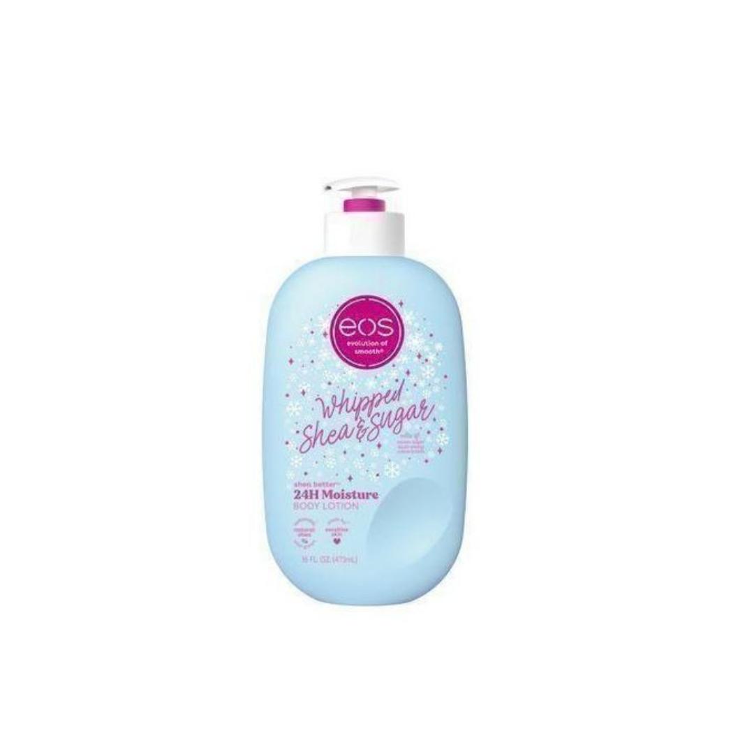 EOS Shea Better Whipped Body Lotion 473ml – 24H Moisture

Treat your skin to luxurious, long-lasting hydration with EOS Shea Better Whipped Body Lotion. Its lightweight formula combines shea butter, s