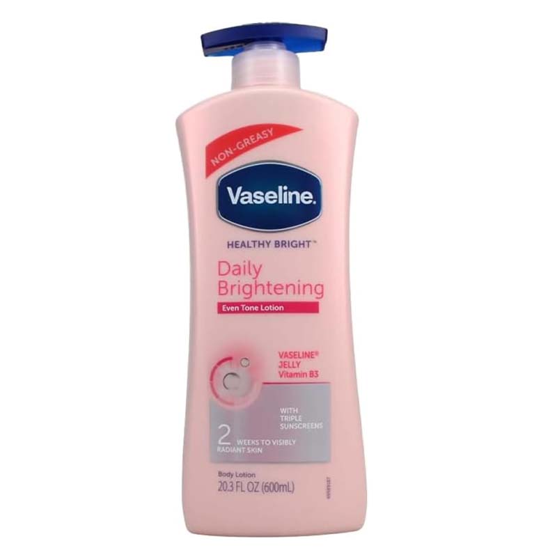 3 Packs Vaseline Set UV Extra Brightening Even Tone Body Lotion + Dewway Radiance Serum + Vaseline Body Oil for Glowing Skin, with Vitamin B3 - 500ml For Radiant Looking Skin Vaseline Body Lotion