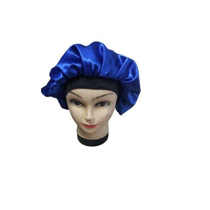 Satin Headscarf Hat Sleeping Bonnet Curly Hair Wrap Silk Cap Fashion Wide Soft Elastic Springy Band Head Scarf Headwear Pure Color Night Sleep Hat Nightcap Head Cover