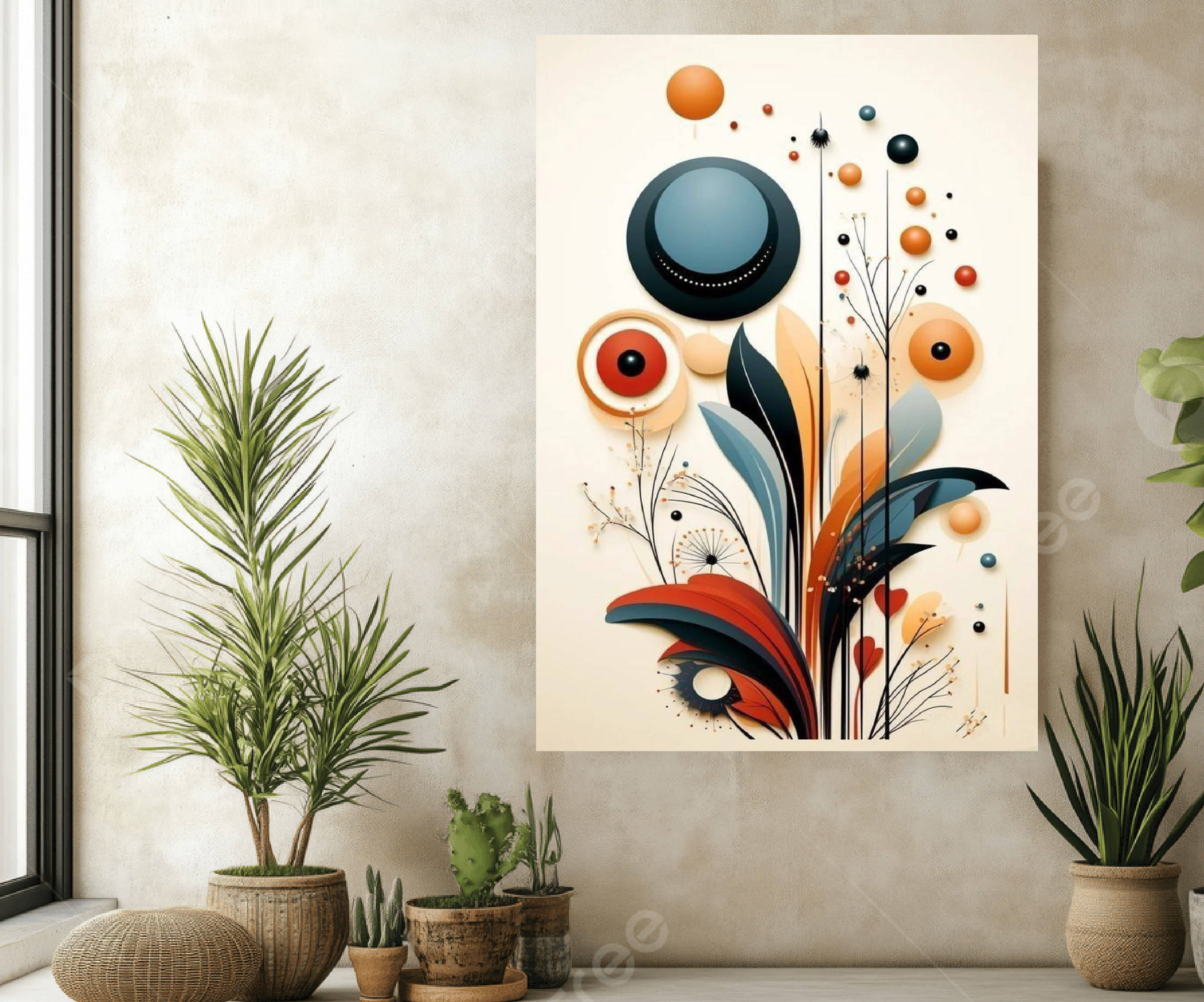 Botanical Wall – MORDERN PREMIUM WALL ART/WALL PORTRAITS/WALL MOUNTINGS/WALL STICKERS/WALL MURAL FOR YOUR LIVING ROOM/STAIRWAY DONE ON WOOD MDF BOARD WITH A CLASSY PREMIUM LIPING AND BACK FINISH.