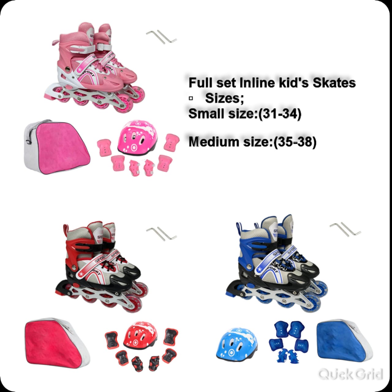 🛼🔥 Full Set Inline Roller Skates Shoes 🔥🛼
Get ready for fun, fitness, and adventure with these Inline Roller Skates Full Set — perfect for beginners and experienced skaters alike!