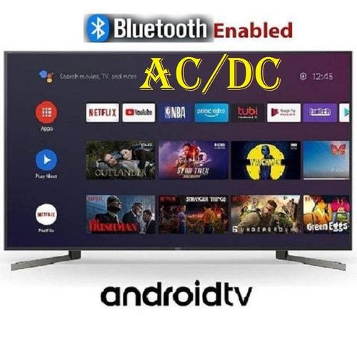 Amtec 32R1S,32" Inch AC/DC Smart Android HD TV, Bluetooth Connectivity, Smart Android Television, Inbuilt decoder for local channels, Wi-Fi connectivity ,HDMI USB Ports