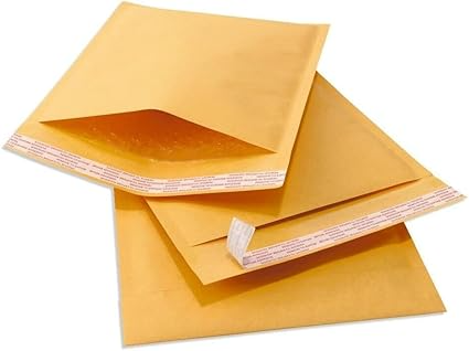 25pcs per pack Kraft Bio degradable poly mailer bags. Eco friendly Packaging materials for your business