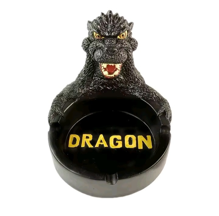 Godzilla monster  resin Ashtray.