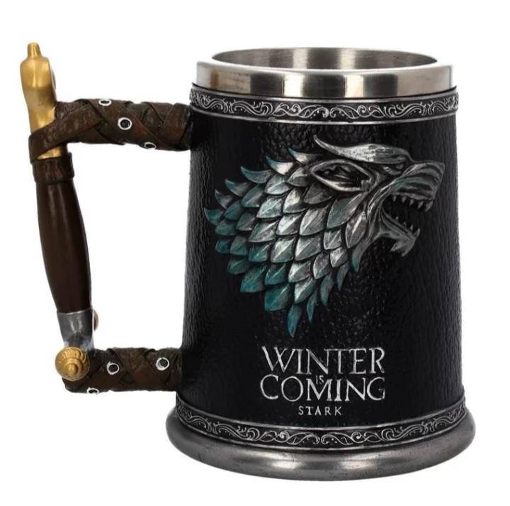 Creative 3D Beer Mug Tall Mug Coffee Mug Stainless Steel Mug Game of Thrones