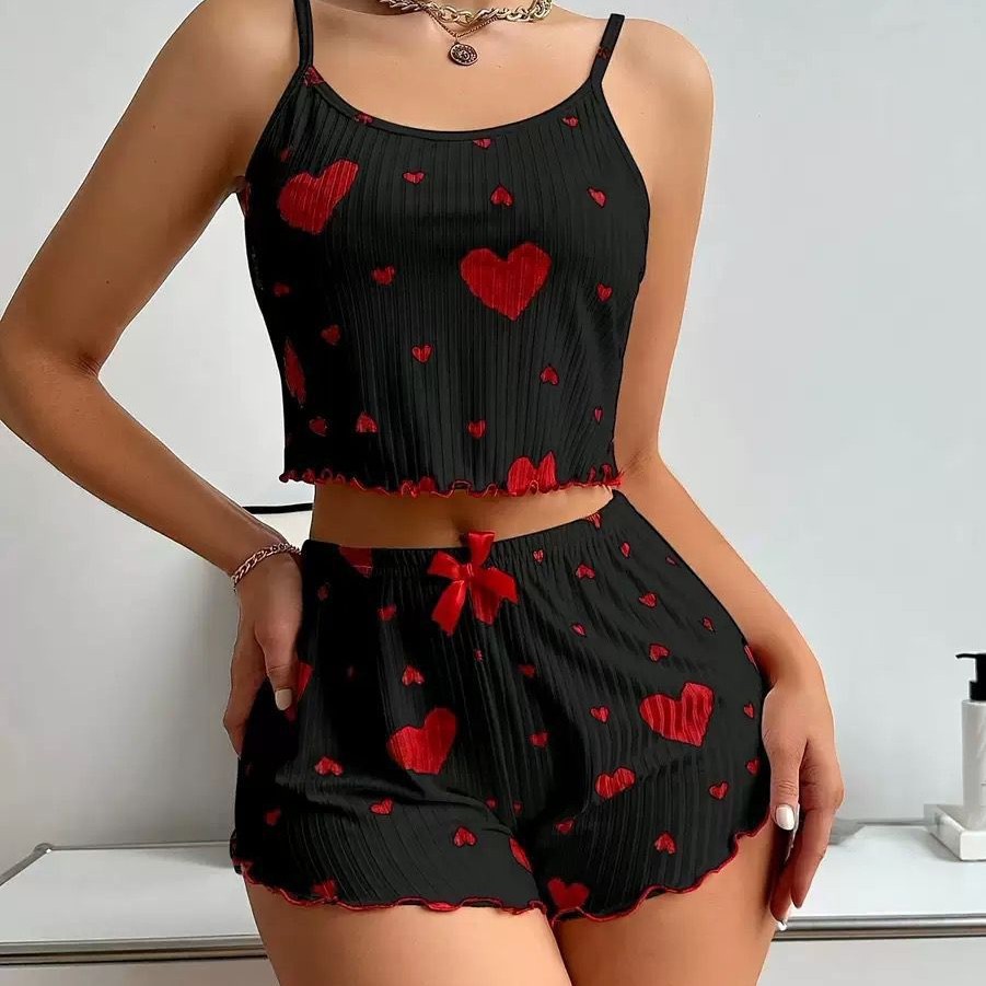 Sleeping PJs Sexy Pajamas soft silk Material  Trending Comfortable Women's Clothing  Sleep & Lounge  Sets