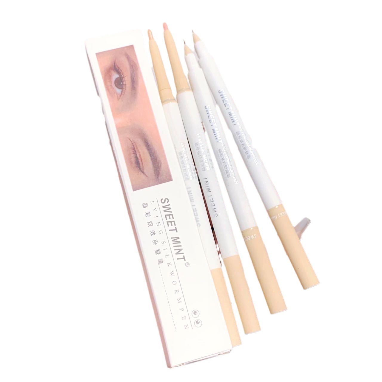 SWEET MINT Dual-Ended Aegyo Sal Stick - Matte Shade & Shimmer Highlighter Eyeliner Pencil view 5