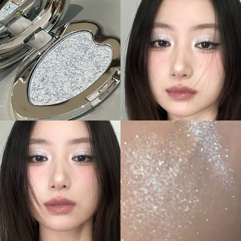 HERORANGE Dreamcore Multichrome Eyeshadow & Highlighter - Fine Shimmer, High-Shine Sparkle