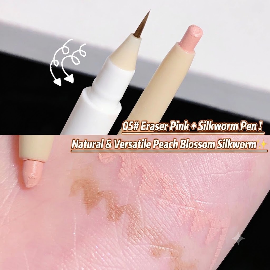 SWEET MINT Dual-Ended Aegyo Sal Stick - Matte Shade & Shimmer Highlighter Eyeliner Pencil view 10