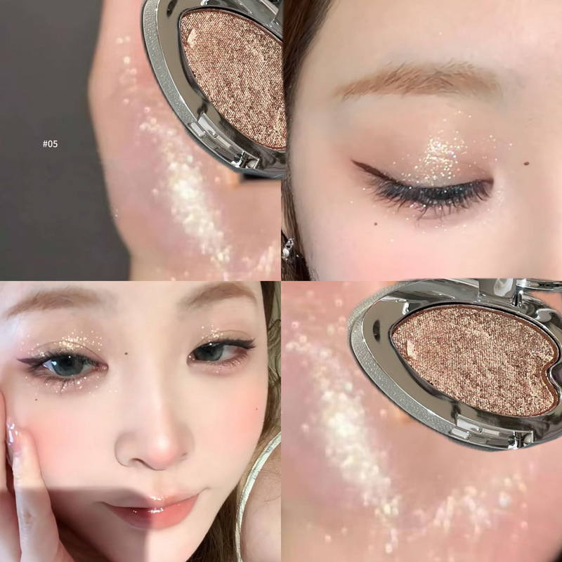 HERORANGE Dreamcore Multichrome Eyeshadow & Highlighter - Fine Shimmer, High-Shine Sparkle