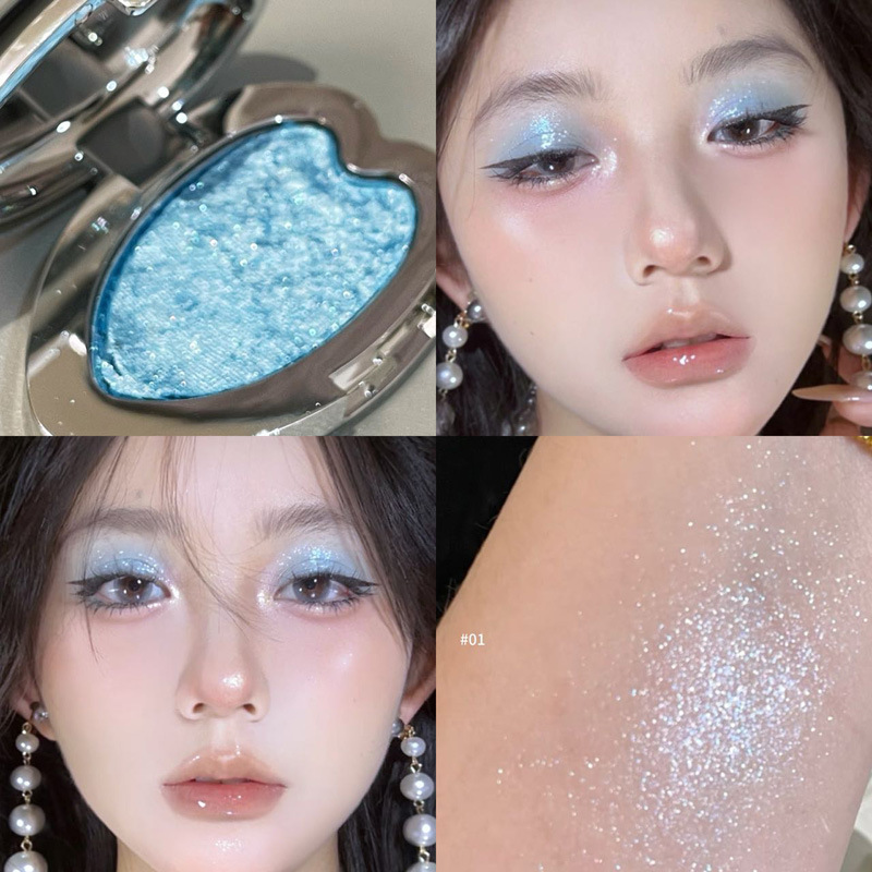 HERORANGE Dreamcore Multichrome Eyeshadow & Highlighter - Fine Shimmer, High-Shine Sparkle