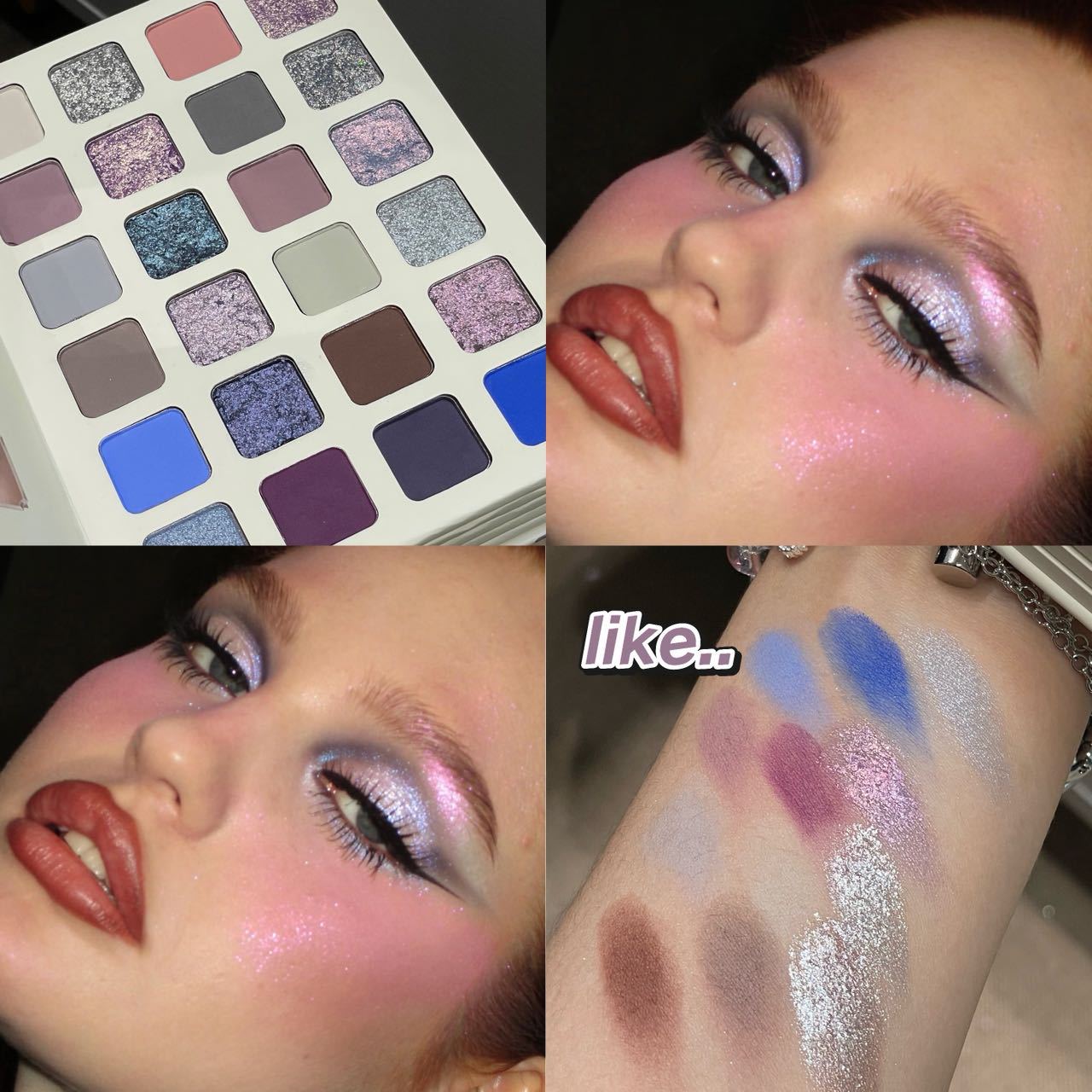 78-Color All-in-One Makeup Book Palette, Matte & Shimmer Eyeshadow, Blush, Highlighter, Contour & Lip Jelly Complete Kit
