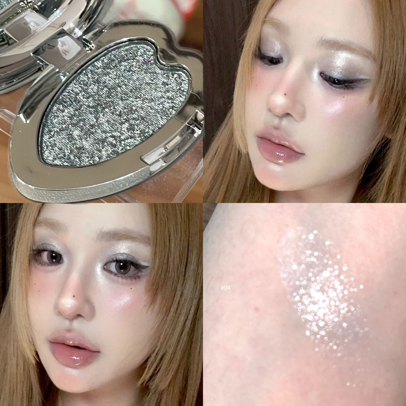 HERORANGE Dreamcore Multichrome Eyeshadow & Highlighter - Fine Shimmer, High-Shine Sparkle
