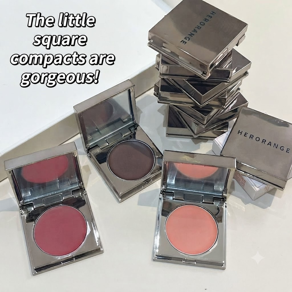 HERORANGE Sweet Cotton Lip Mud: A natural, no-makeup look essential—also doubles as a single-color cream blush that brightens your complexion