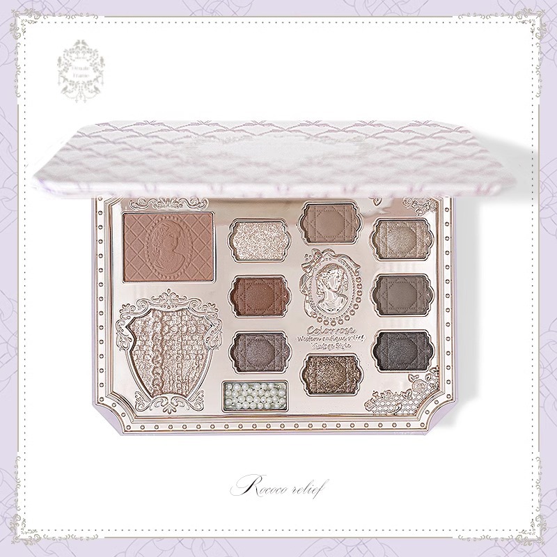 Colorrose All-in-One Face Palette – Neutral Earth Tone Eyeshadow, Radiant Highlighter & Matte Blush Multi-Functional Makeup Kit for Everyday Look