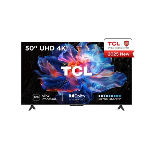 TCL 50 Inch 4K QLED Smart TV With Dolby Atmos And Google TV - 50T6D (2026 Model)