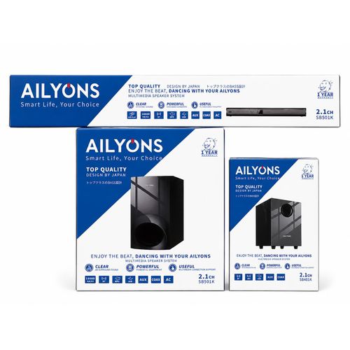 AILYONS SB501K 2.1 Channel Multimedia Speaker System