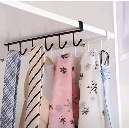 Under The Shelf Durable metal rack for mugs, utensils, and kitchen tools | Maximize space and keep essentials within easy reach.