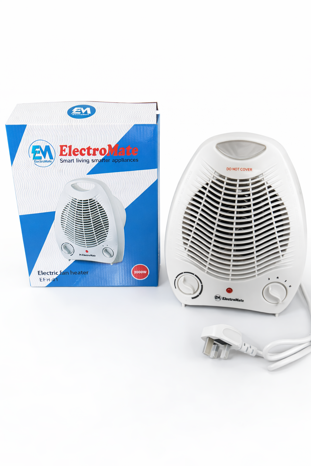 Brand New Electromate 2-in-1 Fan & Room Heater for Instant Comfort | Stay Warm or Cool with One Powerful Heater & Fan.