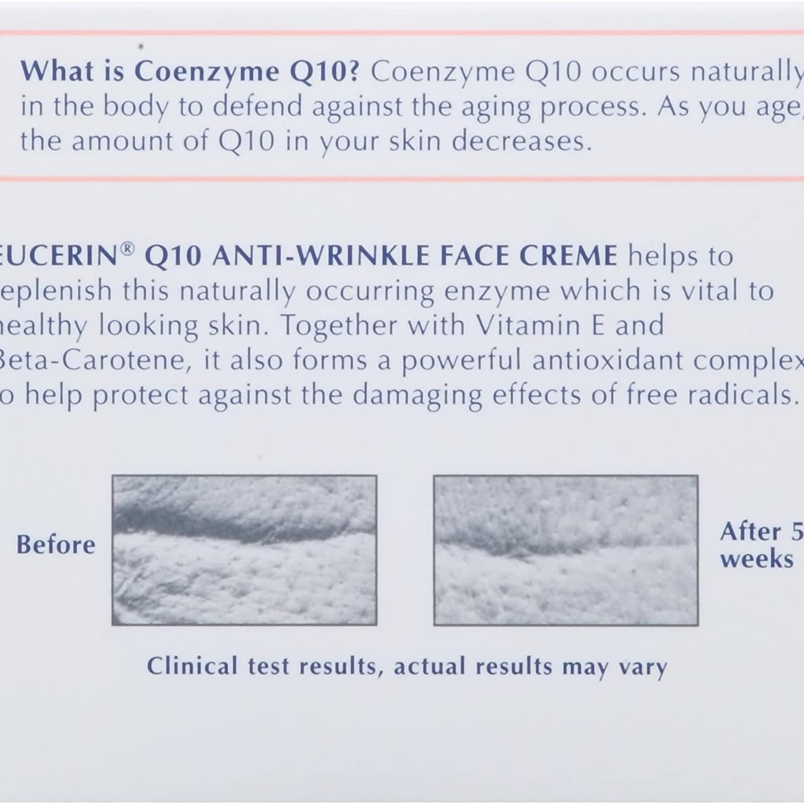 NEW ADVANCED EUCERIN SENSITIVE SKIN EXPERTS Q10 ANTI-WRINKLE FACE CREAM 48G 1.70 OZ