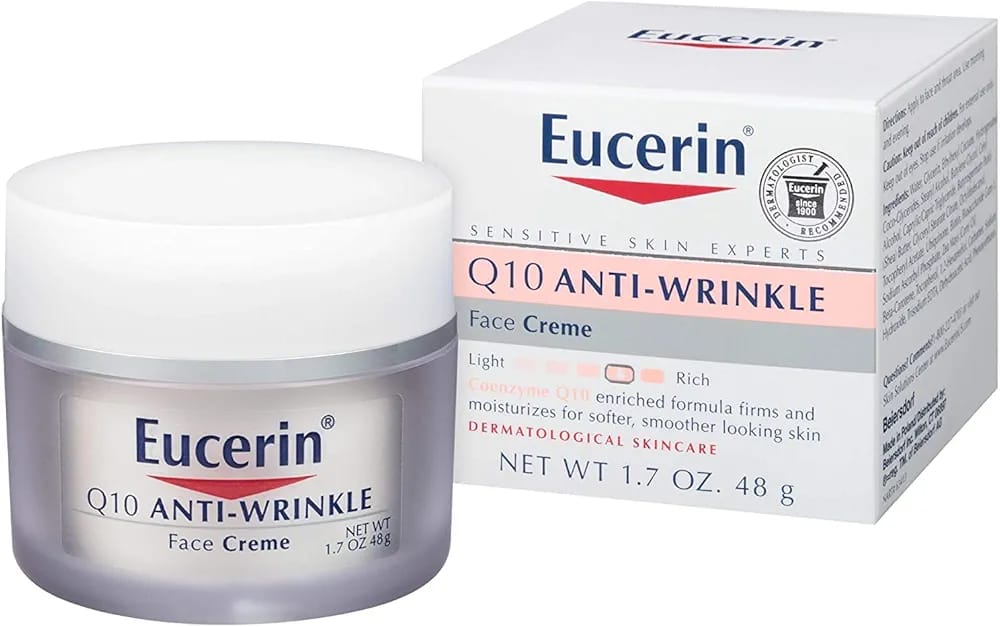 NEW ADVANCED EUCERIN SENSITIVE SKIN EXPERTS Q10 ANTI-WRINKLE FACE CREAM 48G 1.70 OZ