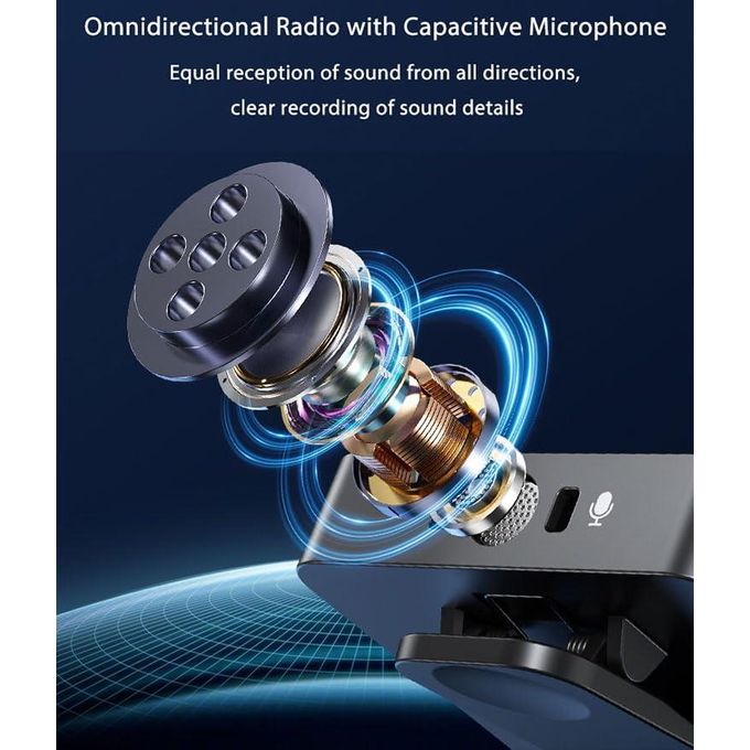 Crystal Clear Wireless Podcast Microphone for YouTubers & Streamers