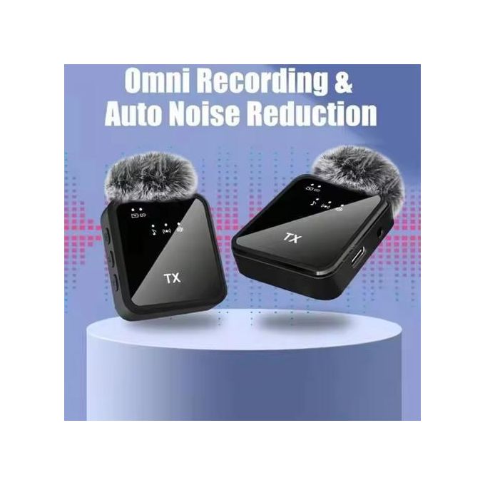 Crystal Clear Wireless Podcast Microphone for YouTubers & Streamers