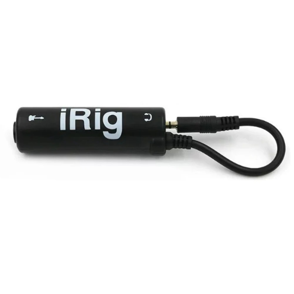 Guitar Audio Interface Adapter iRig Converter for iPhone, Android, iPad & Smartphones 3.5mm Audio Cable for Guitar Recording, AmpliTube, Podcast, Live Streaming & Music Studio