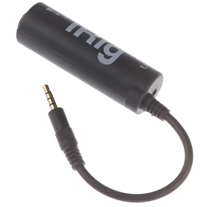 iRig Guitar Converter Audio Interface 3.5mm Adapter for Electric Guitar, Bass, iPhone, iPad, Android Mobile Recording, Guitar Effects Processor, Streaming & Audio Recording
