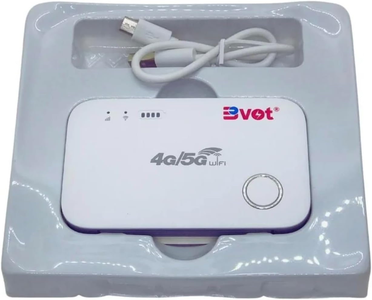 BVOT M88 Wireless Mobile WiFi Router 4G 5G Portable MiFi Hotspot 150Mbps Unlock Pocket WiFi with 1500mAh Battery for Android, iPhone, Laptop, Tablet & Smart Devices