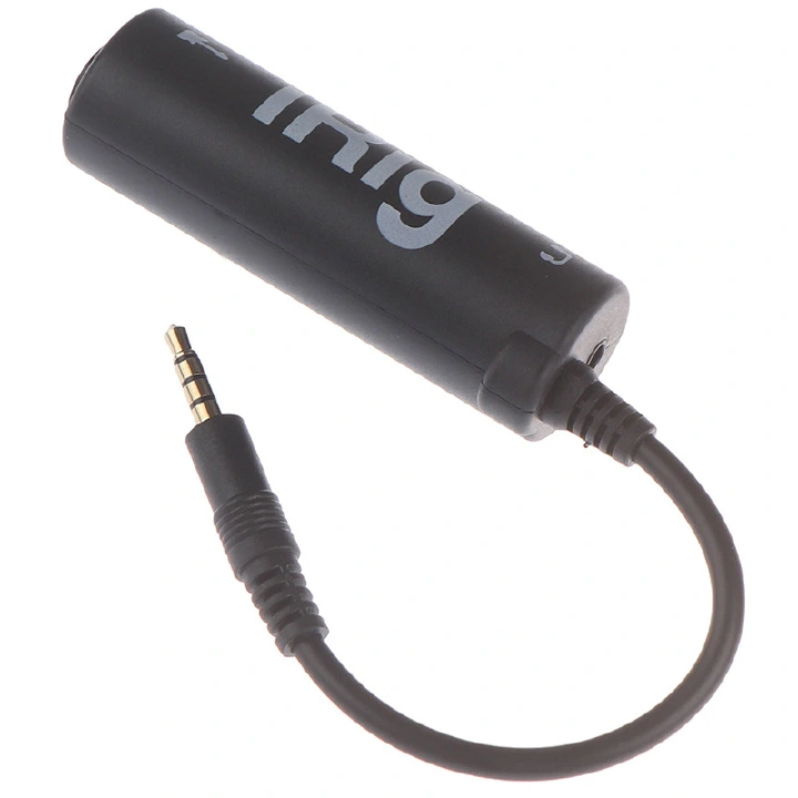 iRig Guitar Interface Audio Adapter 3.5mm Guitar Converter for iPhone, iPad, Android Smartphone, Electric Guitar, Bass, AmpliTube, Recording, Live Streaming, Podcast & Music Production
