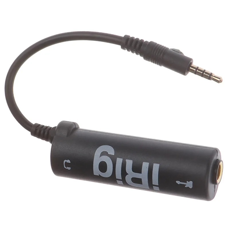 iRig Guitar Converter Audio Interface 3.5mm Adapter for Electric Guitar, Bass, iPhone, iPad, Android Mobile Recording, Guitar Effects Processor, Streaming & Audio Recording
