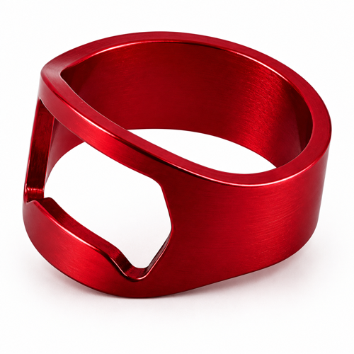 Creative Ring Bottle Openers, Metal, Ideal for Bar & Home Use, Handy Drinking Accessory Tool, Unique Gadget for Parties Size 10  & 12