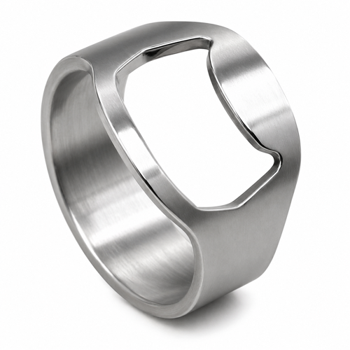 Creative Ring Bottle Openers, Metal, Ideal for Bar & Home Use, Handy Drinking Accessory Tool, Unique Gadget for Parties Size 10  & 12