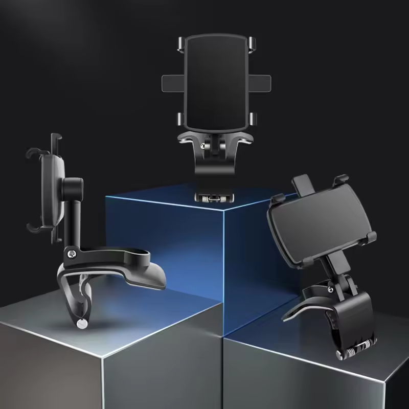 Universal 360 Degree Rotation Car Dashboard Smartphone Bracket Car Clip Mount Dashboard Gps Mobile Car Holder Phone Stand  Car Phone Holder