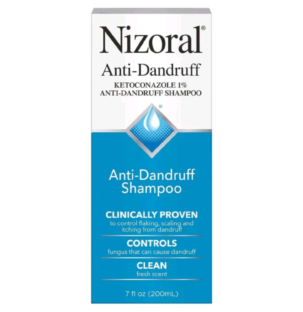 Nizoral Anti-Dandruff Shampoo with Ketoconazole 1%, Dry or greasy scaling of the scalp, relieves Scalp redness, itching-Perfect for Dry Flaky and Itchy Scalp,Treatment and Prevention of Dandruff-200ml